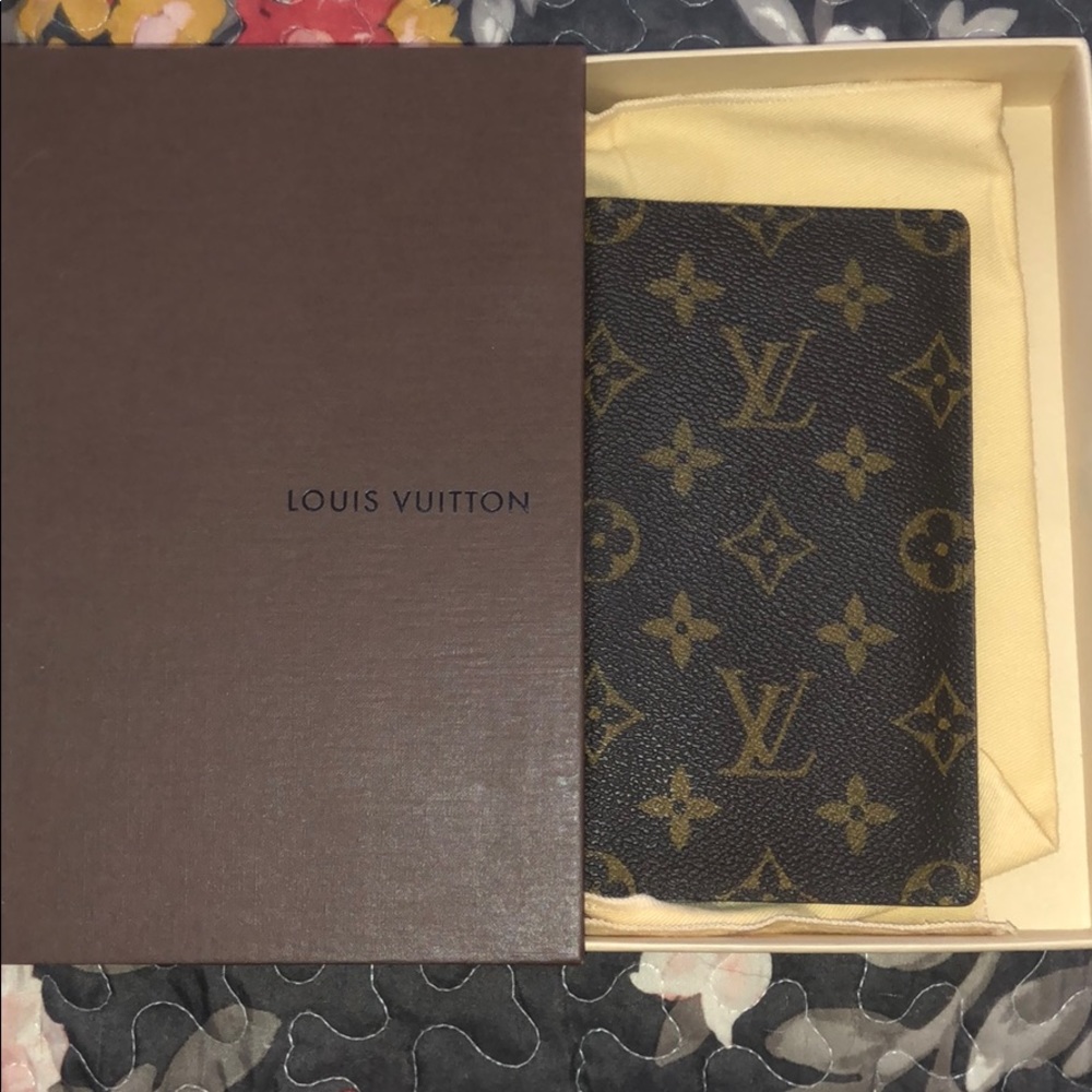 Louis Vuitton checkbook cover/wallet